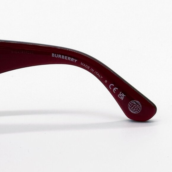 NEW BURBERRY SUNGLASSES RED WOMEN BE4421U 4128/87 BURBERRY BE4421U 412887 main image 8